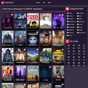 Page d'accueil de la nouvelle adresse Stream de ouf