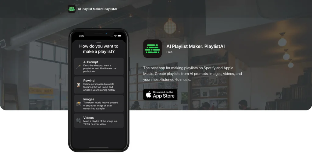 AI Playlist Maker- PlaylistAI