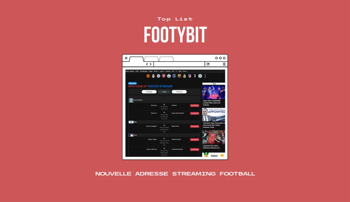 Footybite: Top 10 bêste alternativen om live fuotbal te sjen