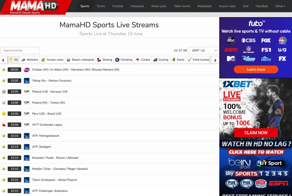MamaHD - بث مباشر Mama HD Sports