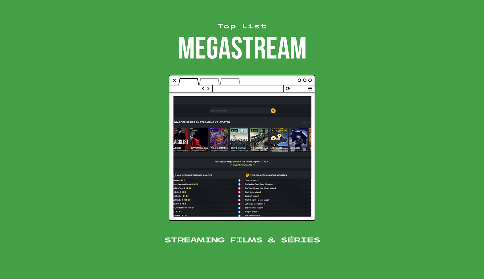 MegaStream: ເວັບໄຊສາຍຮູບເງົາ ແລະຊີຣີແບບບໍ່ຈຳກັດໃໝ່ (ທີ່ຢູ່ ແລະທາງເລືອກ)
