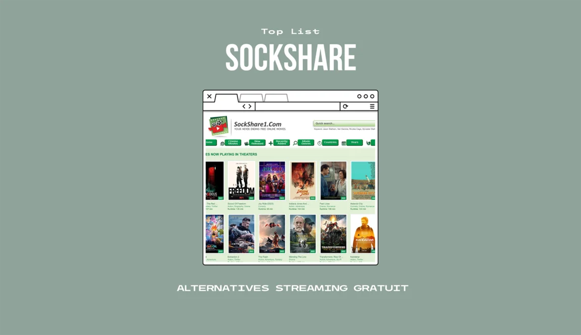 SockShare: ახალი მისამართი და საუკეთესო ალტერნატივები ფილმების სტრიმინგისთვის