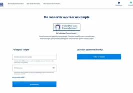Mein Konto beiformation.gouv.fr ist mit France Connect verbunden