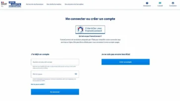 私のformation.gouv.frアカウントはフランスコネクトに接続します