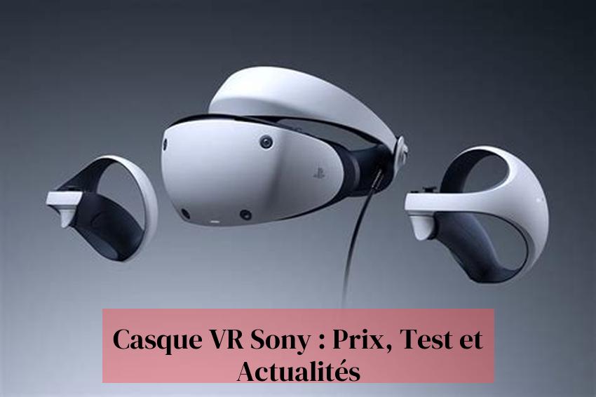 Casque VR Sony : Prix, Test et Actualités
