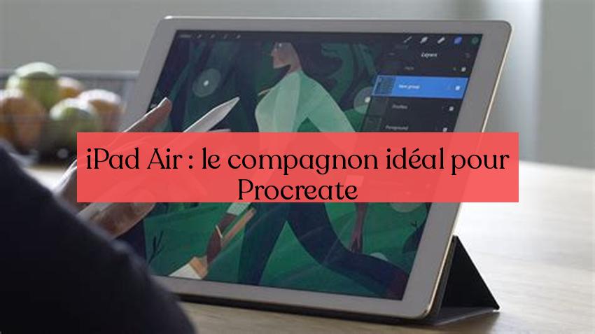 iPad Air: Procreate සඳහා කදිම සහකාරිය