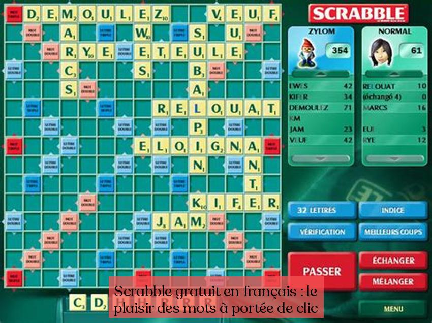 Scrabble falas në frëngjisht: kënaqësia e fjalëve vetëm një klikim larg