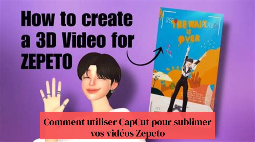 Cara nggunakake CapCut kanggo nambah video Zepeto
