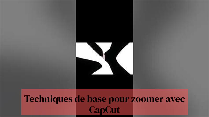 Techniques de base pour zoomer avec CapCut