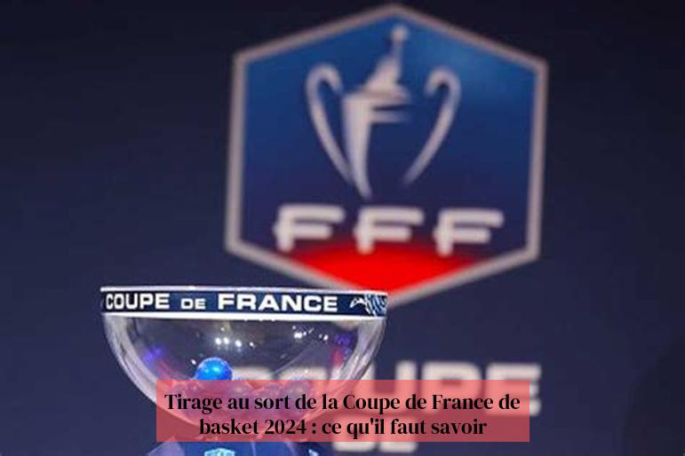 Tirage au sort de la Coupe de France de basket 2024 : ce qu'il faut savoir