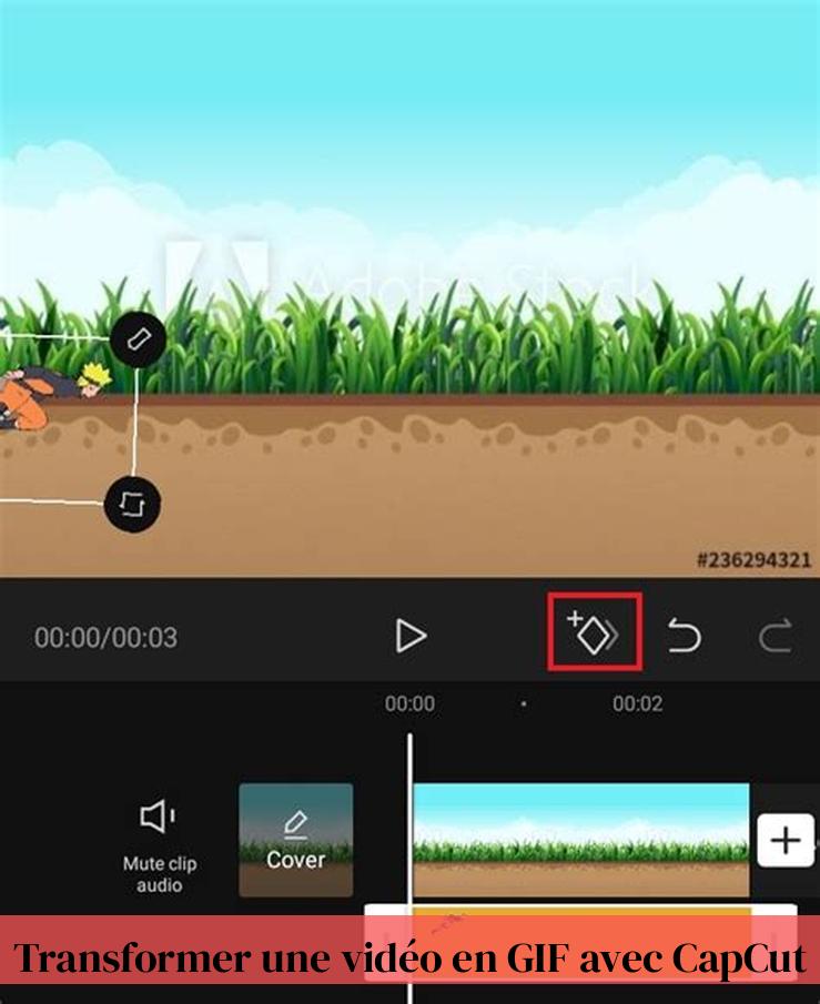 Transformer une vidéo en GIF avec CapCut