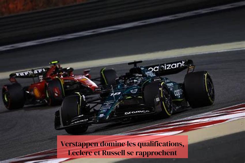 Verstappen domine les qualifications, Leclerc et Russell se rapprochent