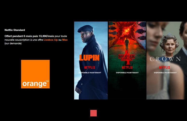 Netflix Orange subscription options