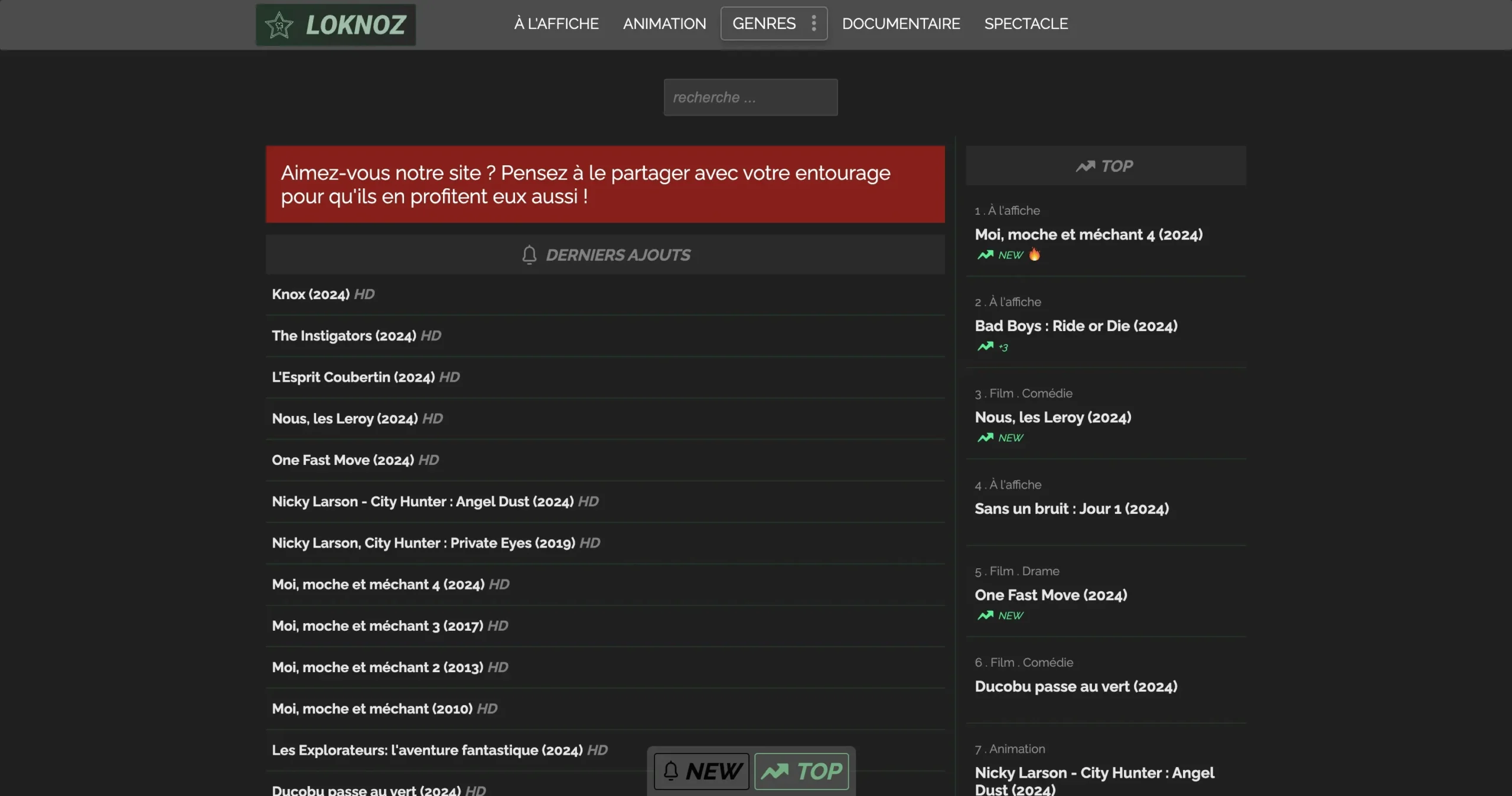 Loknoz Streaming : La nouvelle Adresse