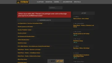 Titrov streaming nouvelle adresse