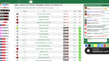 CricHD : Nouvelle Adresse pour le Streaming Gratuit de Sports