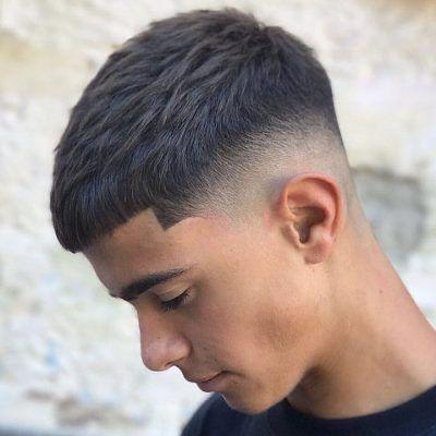 coupe de cheveux homme dégradé court