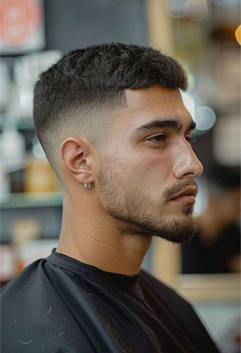 coupe de cheveux homme dégradé court