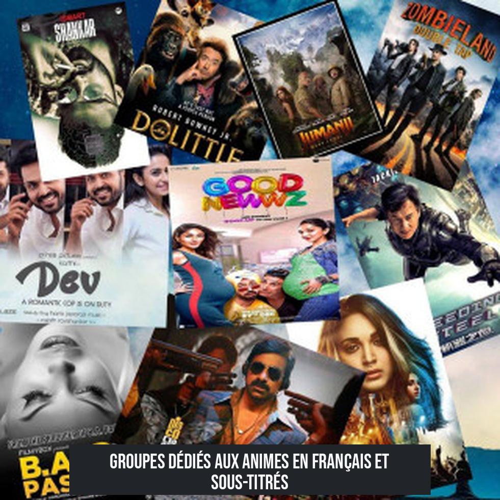 Groupes dédiés aux animes en français et sous-titrés