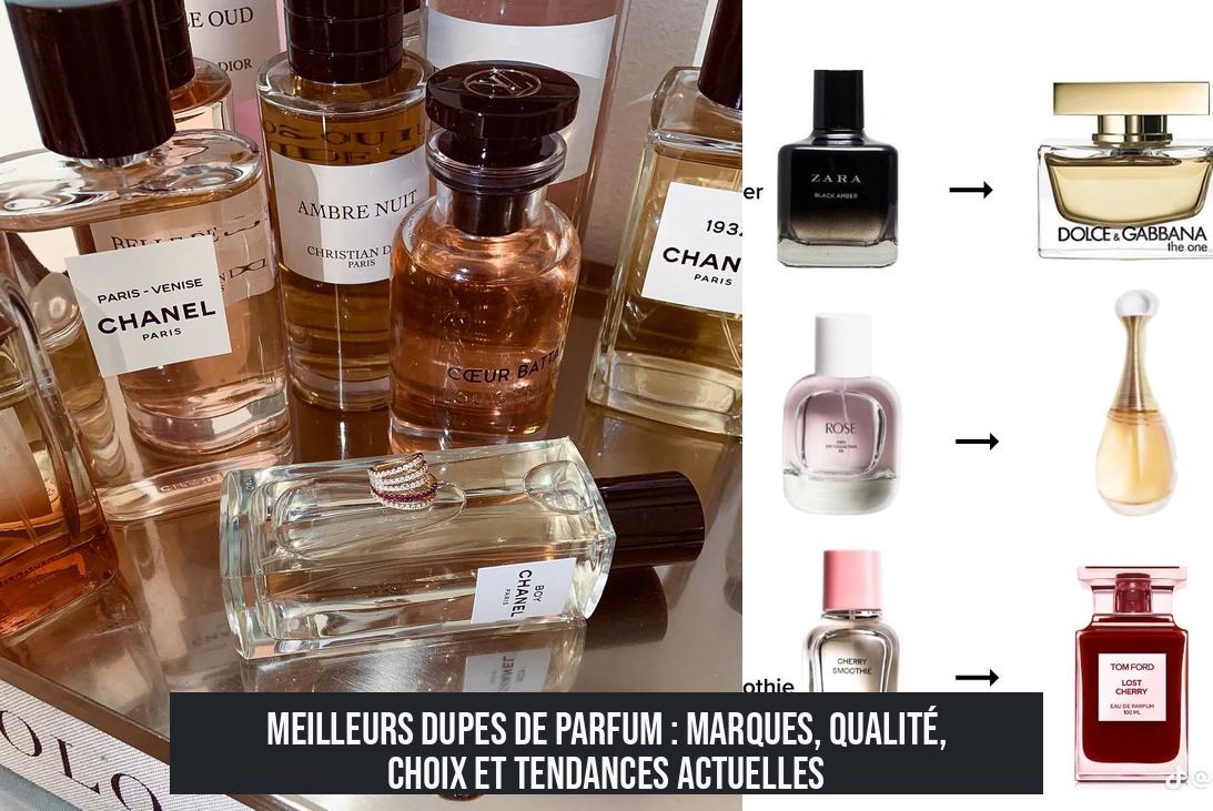 Meilleurs dupes de parfum : marques, qualité, choix et tendances actuelles